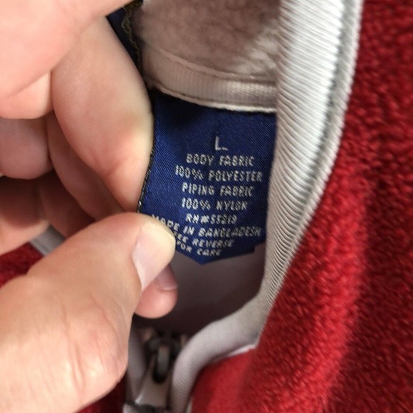 Vintage Winnie The Pooh Fleece Zip Up L Pooh Bear 1/4 Zip Disney 90s Pullover - Picture 9 of 12